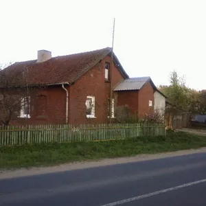 Дом немецкой постройки, отдельностоящий.