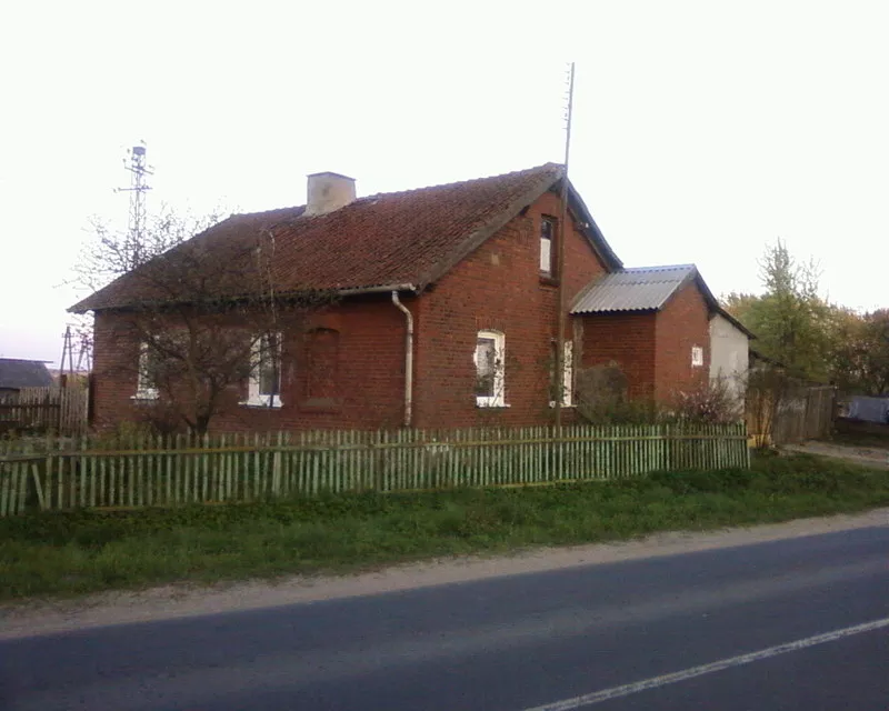 Дом немецкой постройки, отдельностоящий.