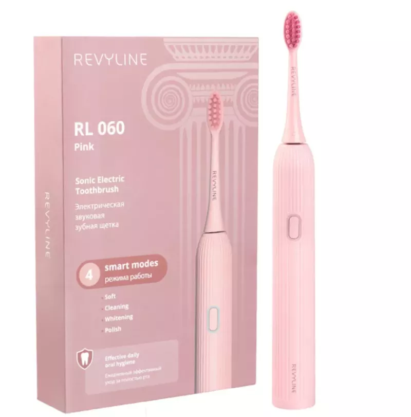 Электрическая зубная щетка Revyline RL060 в розовом цвете